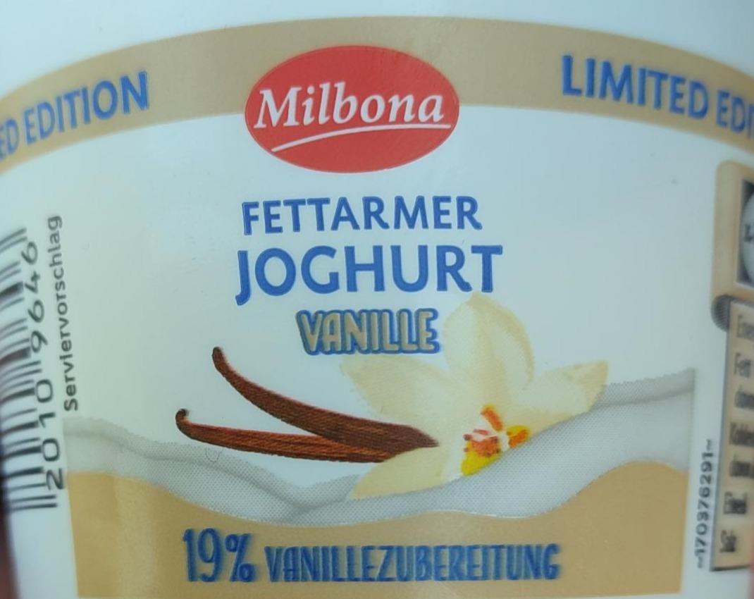 Фото - Fettarmer Joghurt Vanille Milbona