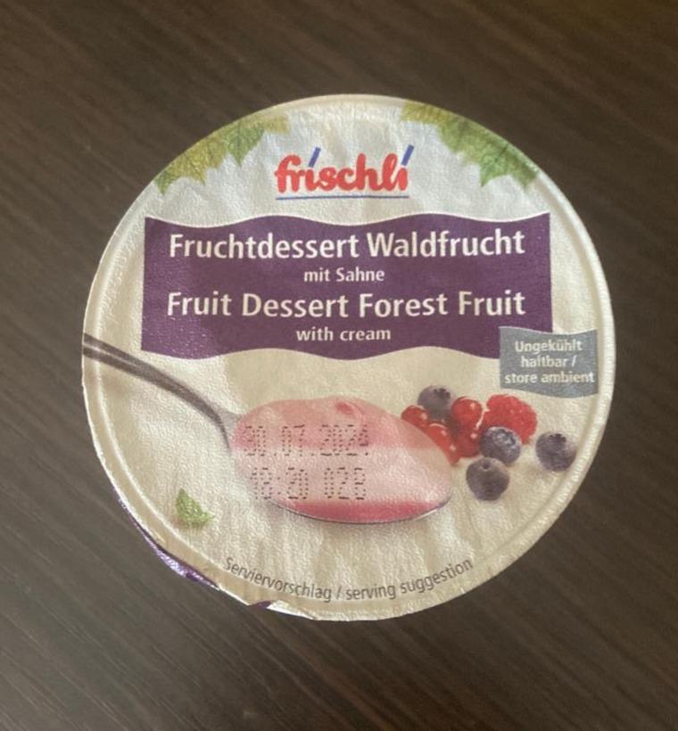 Фото - Десерт молочний зі смаком лісових ягід Fruchtdessert Waldfrucht Frischli