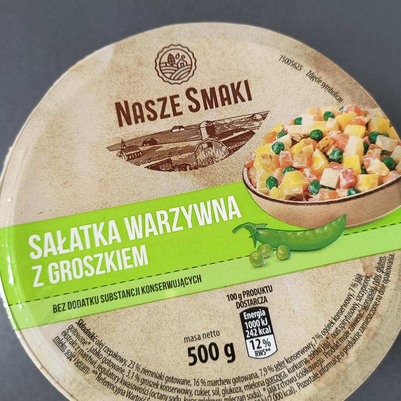 Фото - Salatka warzywna z groszkiem Nasze Smaki