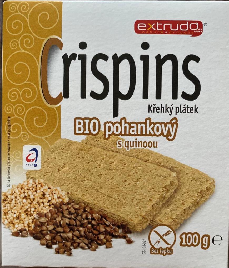 Фото - Crispins křehký plátek bio pohankový s quinoou Extrudo