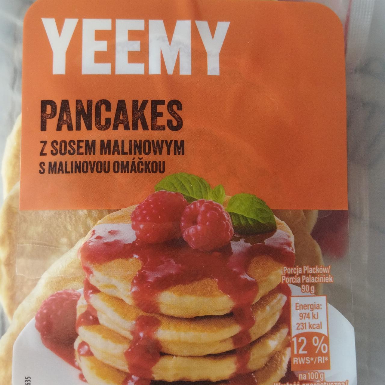 Фото - Pancakes z sosem malinowym Yeemy