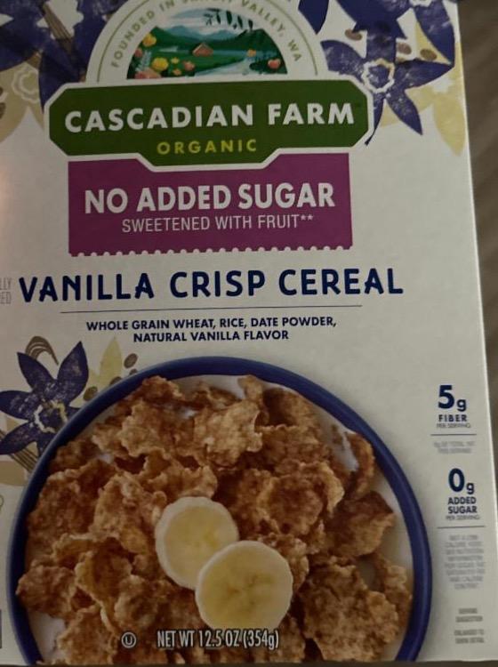 Фото - Vanilla crisp cereal Cascadian Farm