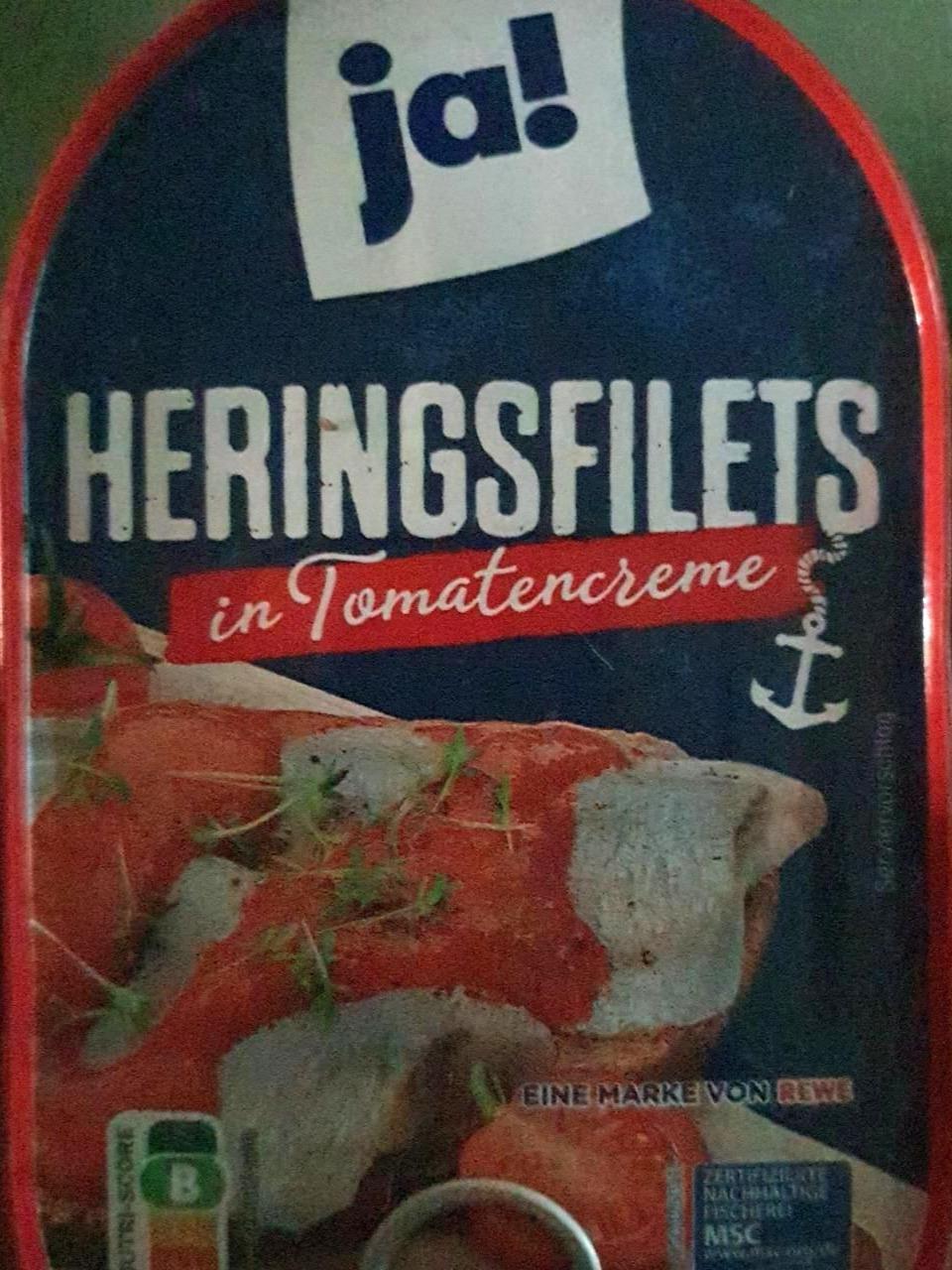 Фото - Heringsfilets in tomatencreme Ja!