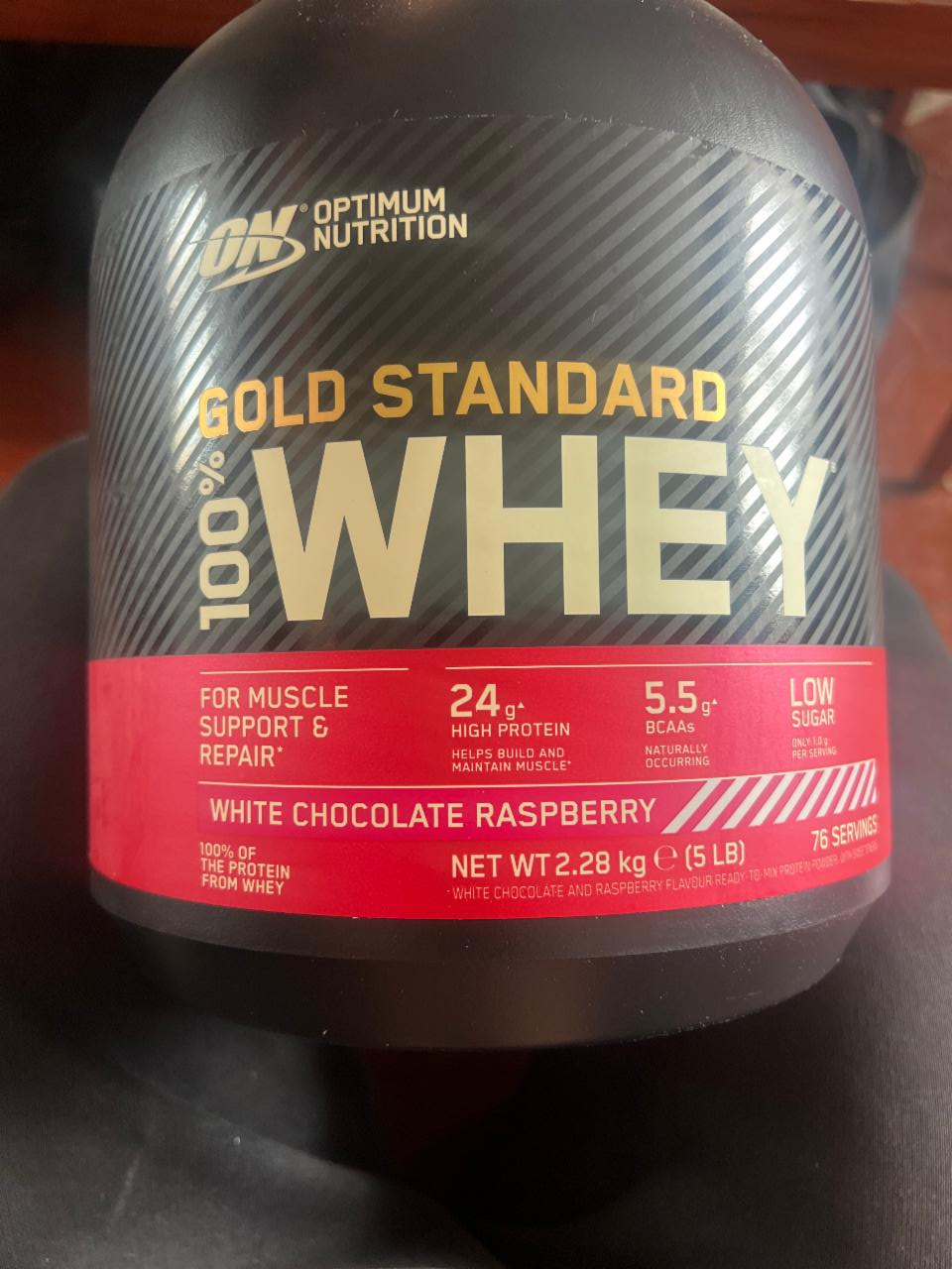 Фото - Протеїн 100% Whey Gold Standard White Raspberry Optimum Nutrition