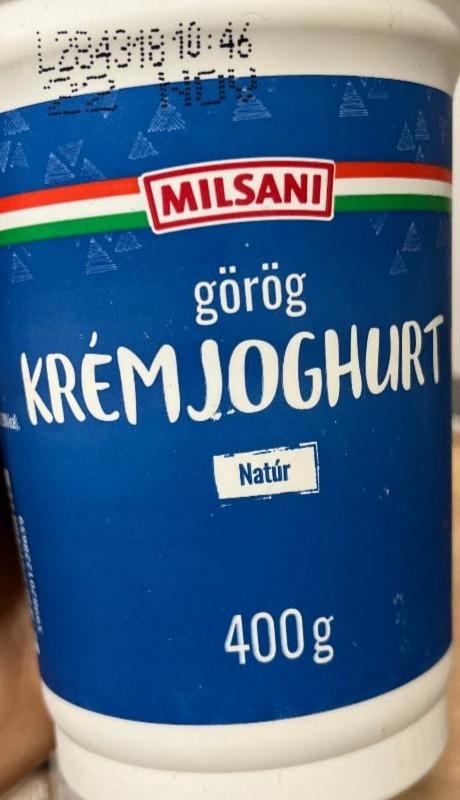 Фото - Görög krémjoghurt natúr Milsani