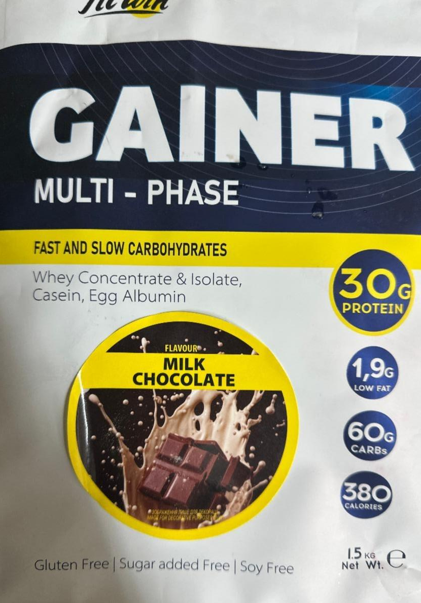 Фото - Gainer milk chocolate Fitwin