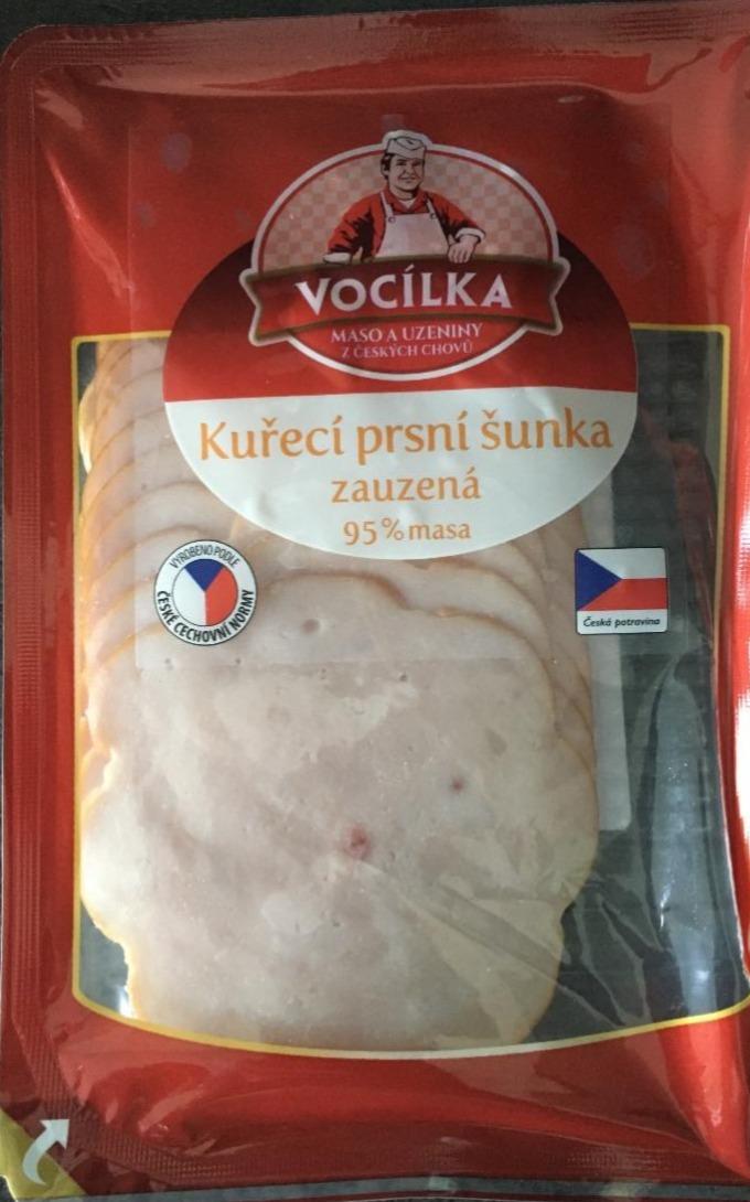 Фото - Kuřecí prsní šunka zauzená 95% masa Vocílka