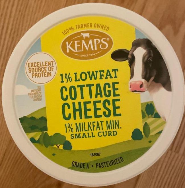 Фото - 1% low-fat cottage cheese Kemps