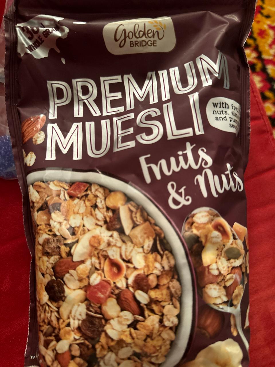 Фото - Premium muesli fruits & nuts Golden Bridge