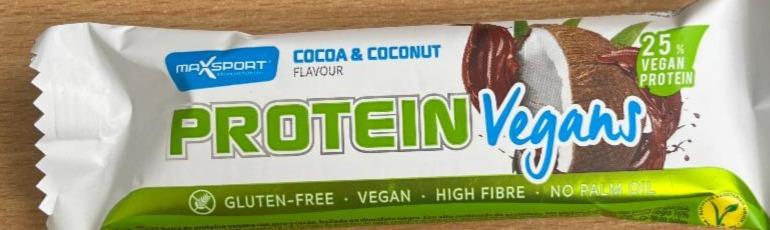 Фото - Protein Vegans Cocoa & Coconut flavour MaxSport