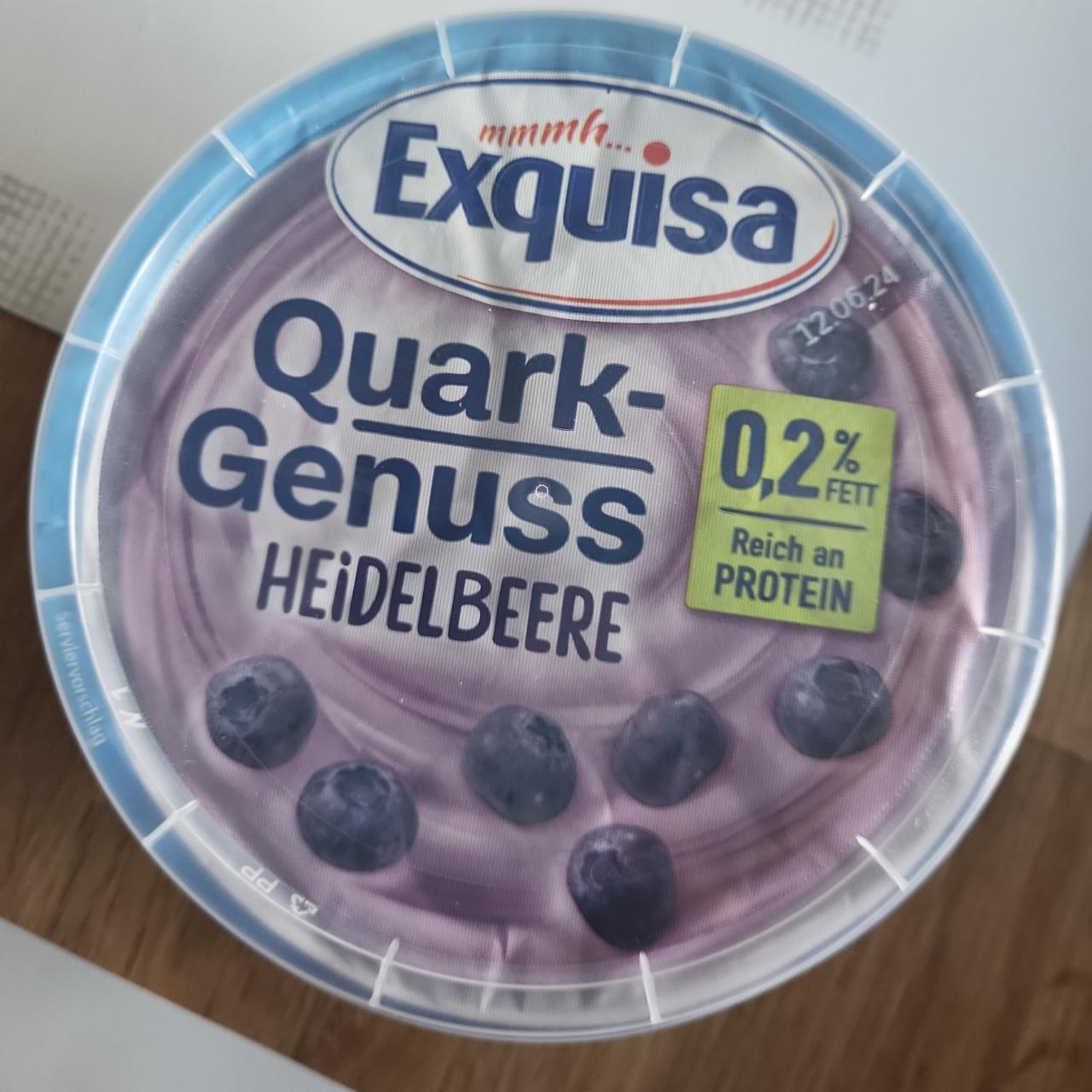 Фото - Quark-Genuss чорниця Exquisa