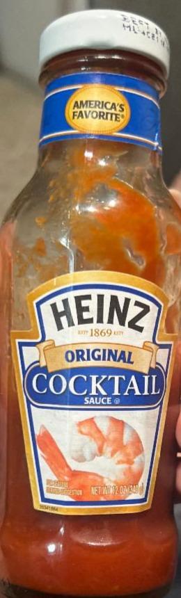 Фото - Cocktail sauce Original Heinz