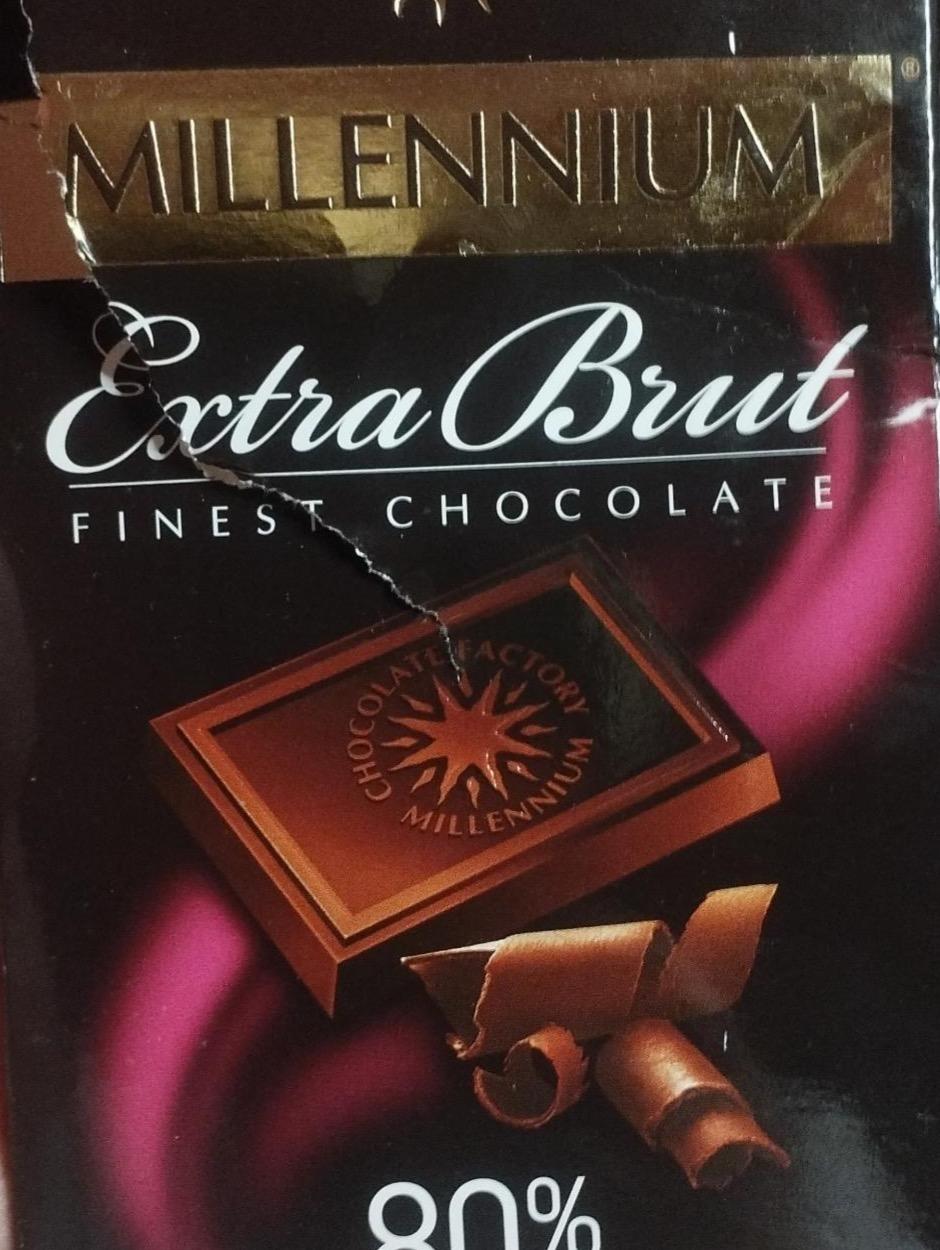 Фото - Extra brut finest chocolate 80% Millennium