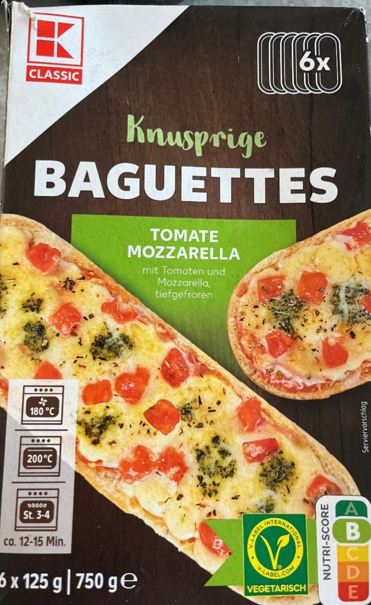 Фото - Knusprige Baguettes tomate mozzarella K-Classic