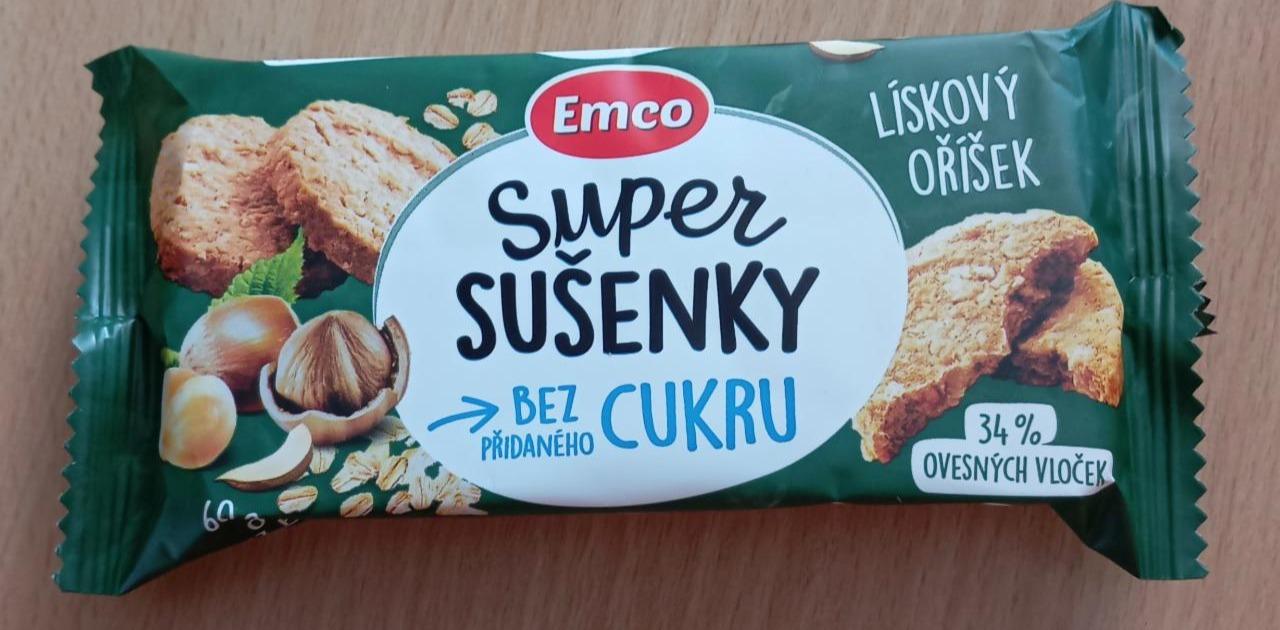 Фото - Super sušenky bez přidaného cukru Lískový oříšek Emco