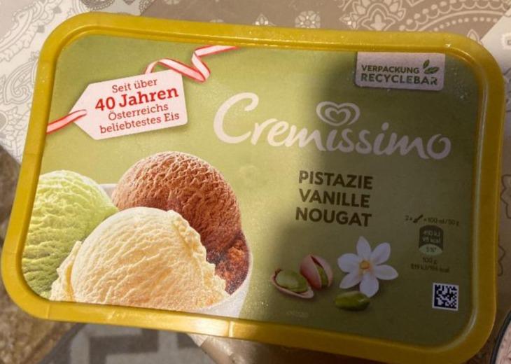 Фото - Pistazie vanille nougat eis Cremissimo