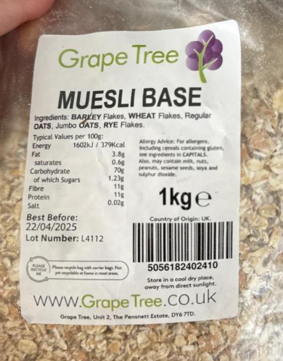 Фото - Muesli Base Grape Tree