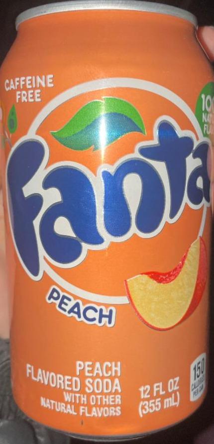 Фото - Напій безалкогольний зі смаком персика Peach Fanta