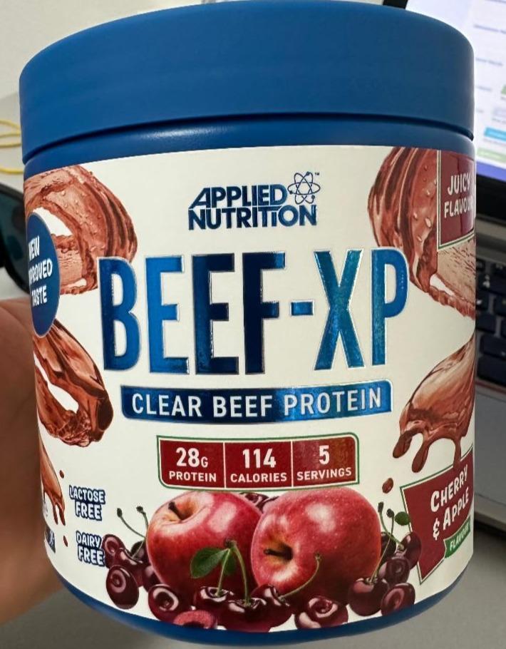 Фото - Beef-XP clear beef protein cherry & apple Applied nutrition