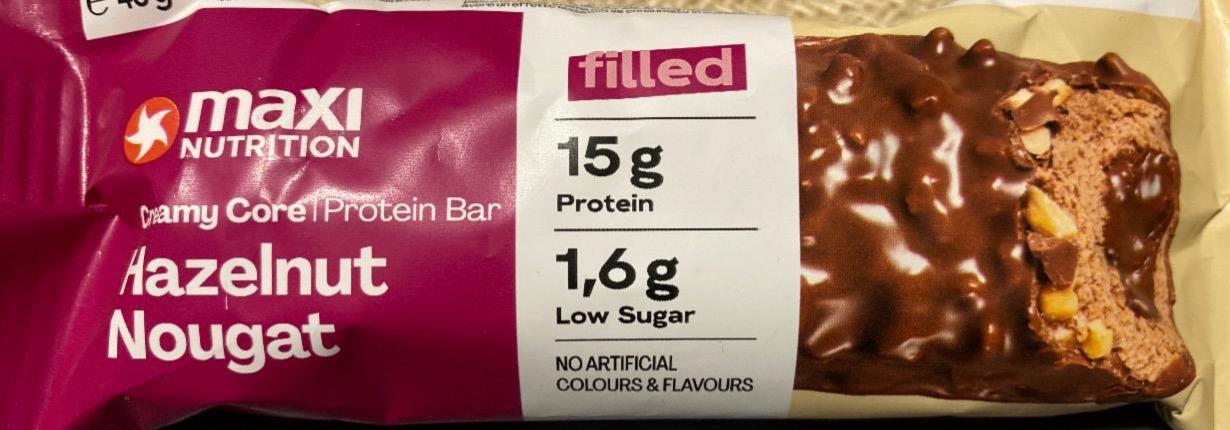 Фото - Protein bar haselnut nougat Maxi nutrition