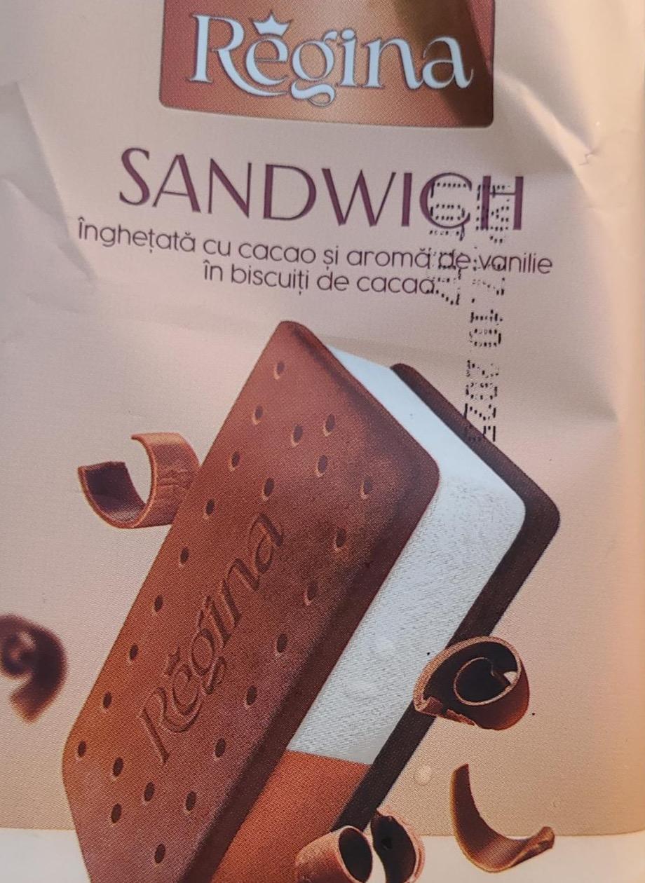 Фото - Sandwich inghetata cu cacao si aroma de vanilie in biscuiți de cacao Regina