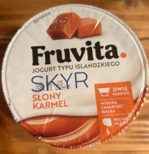 Фото - Jogurt typu islandzkiego slony karmel Skyr Fruvita