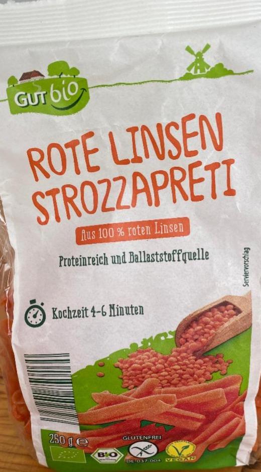 Фото - Rote Linsen Strozzapreti GutBio