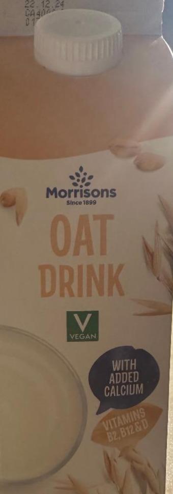 Фото - Oat drink with added calcium Morrisons