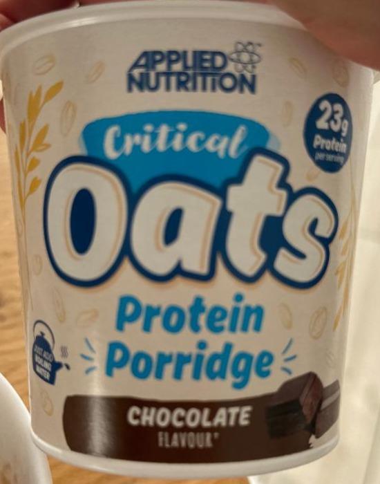 Фото - Protein Porridge Chocolate Flavour Critical Oats Applied Nutrition