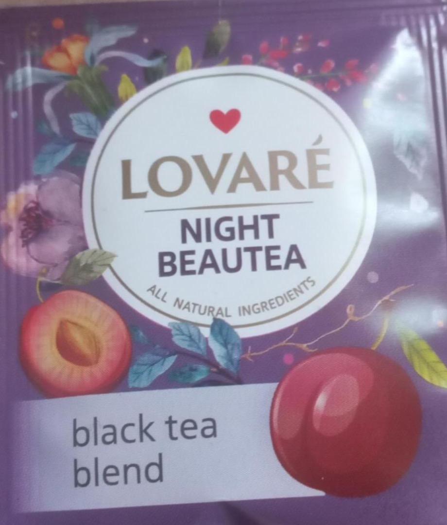 Фото - Black tea blend night beautea Lovare