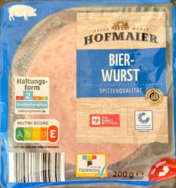 Фото - Bierwurst Spitzenqualitat Hofmaier