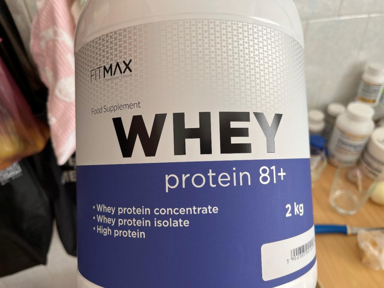 Фото - Протеїн Whey Protein 81+ FitMax