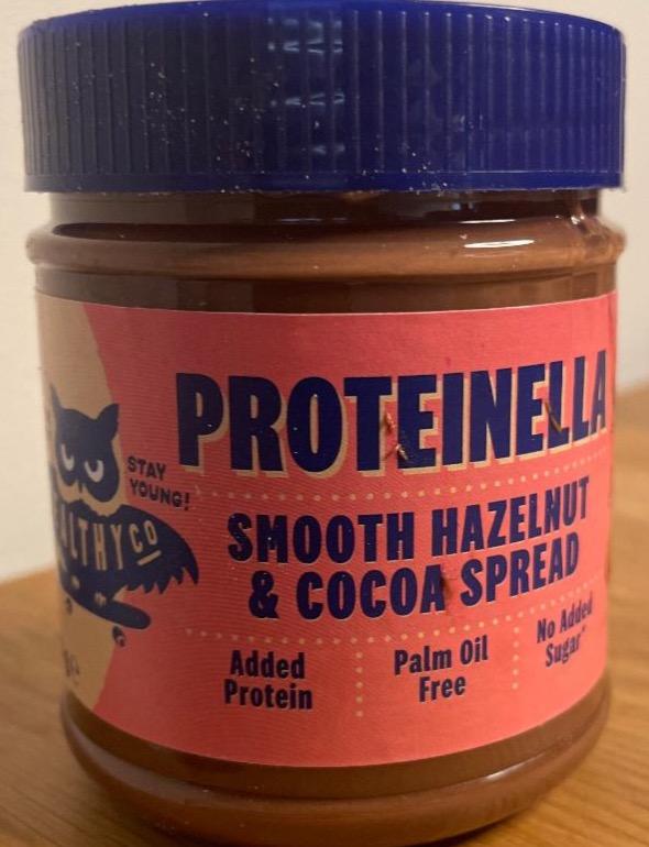 Фото - Proteinella smooth hazelnut & cocoa spread Healthyco