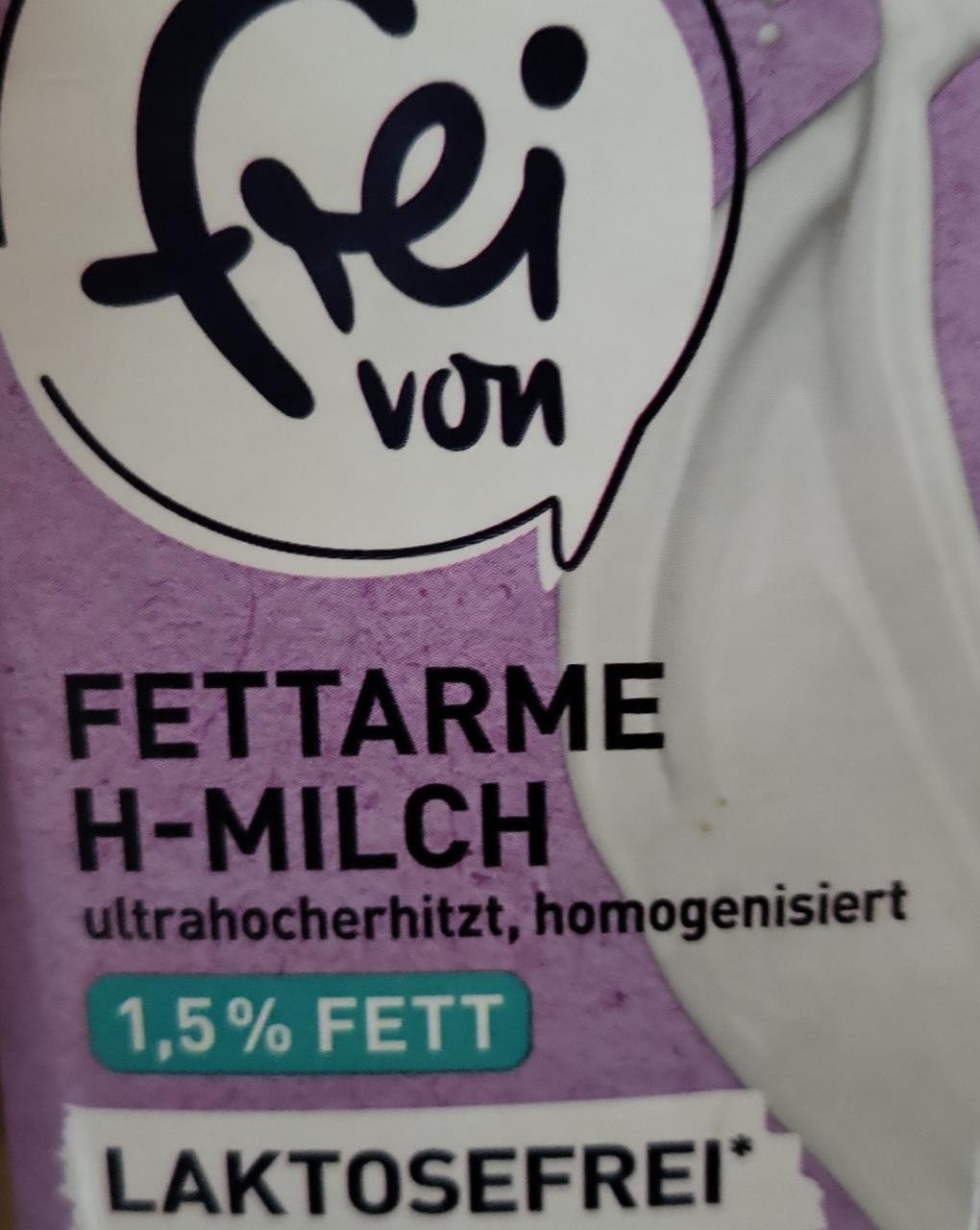 Фото - Fettarme H-Milch Laktosefrei Rewe fei von