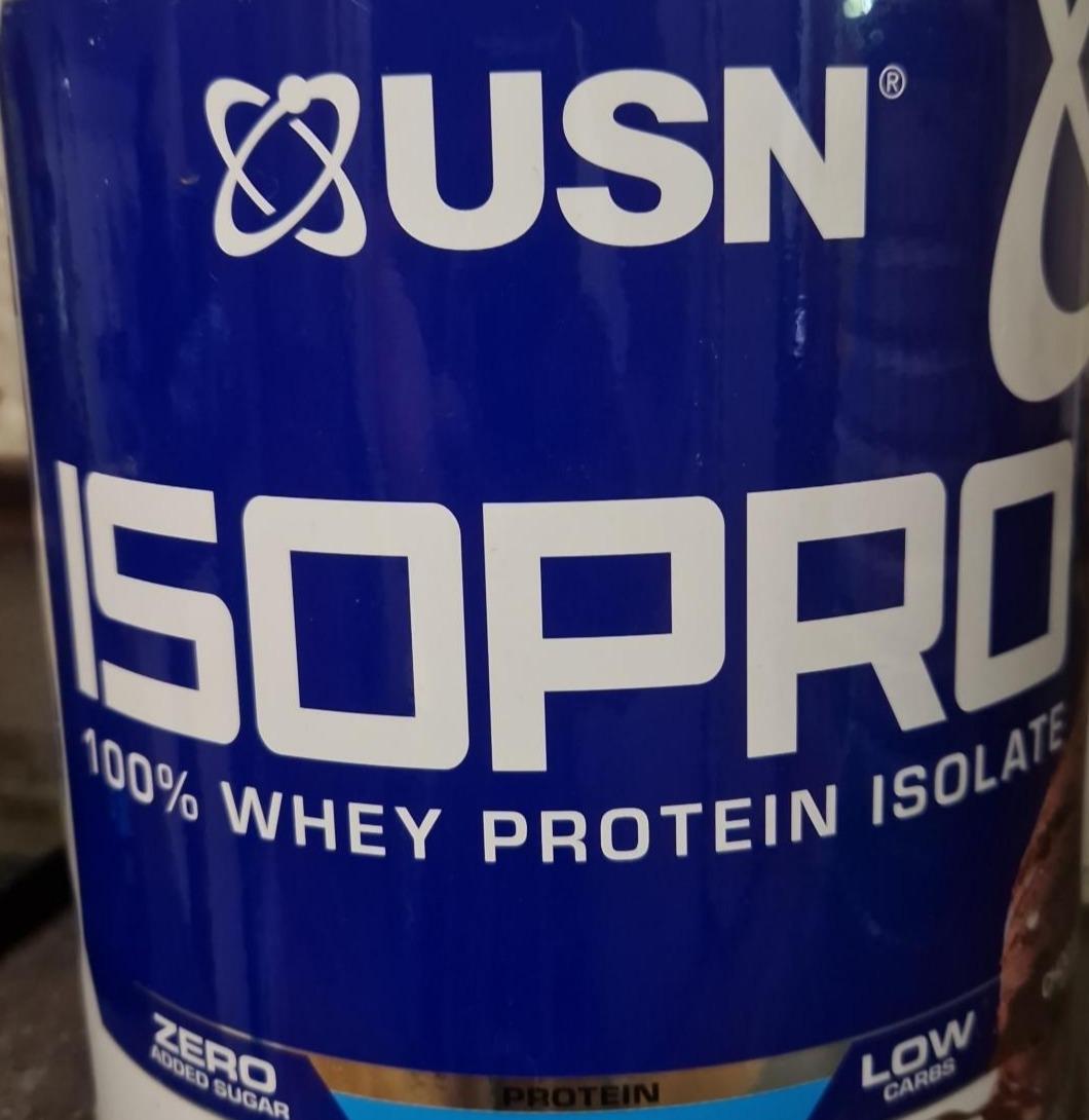 Фото - IsoPro Whey protein isolate смак шоколад протеїнова порошкоподібна добавка USN