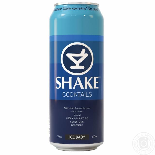 Фото - Напій слабоалкогольний 7% сильногазований Ice Baby Shake