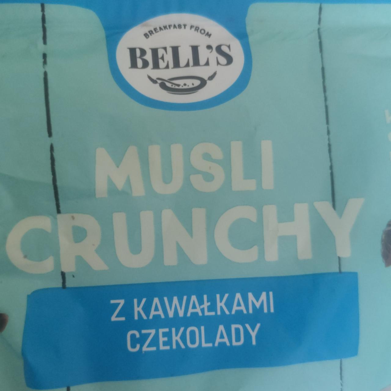 Фото - Musli crunchy z kawalkami czekolady Bell's