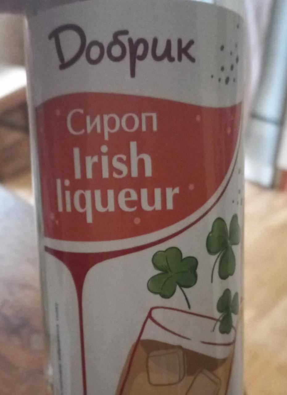 Фото - Сироп Irish Liquer Добрик