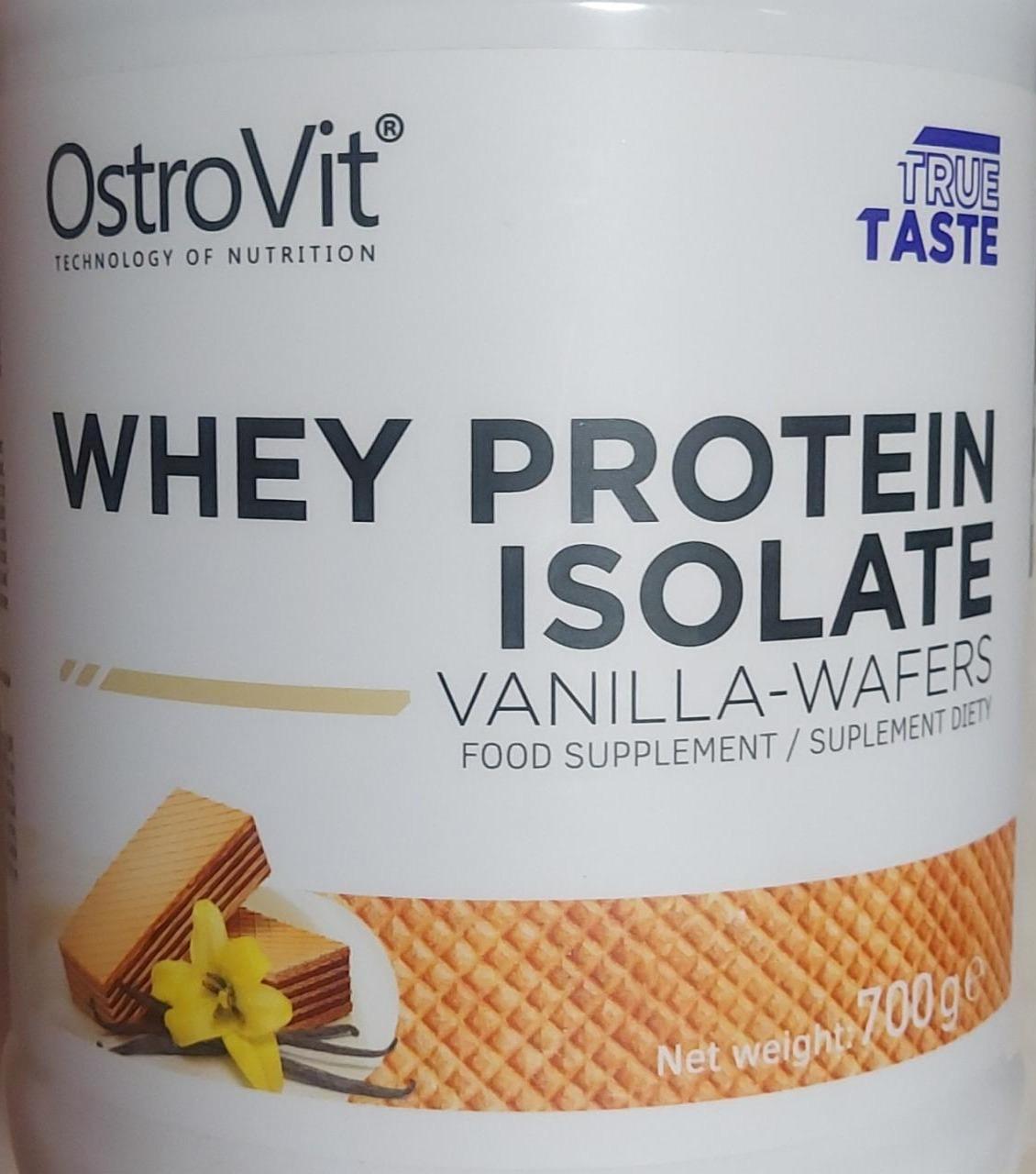 Фото - Whey Protein Isolate vanilla-wafers OstroVit