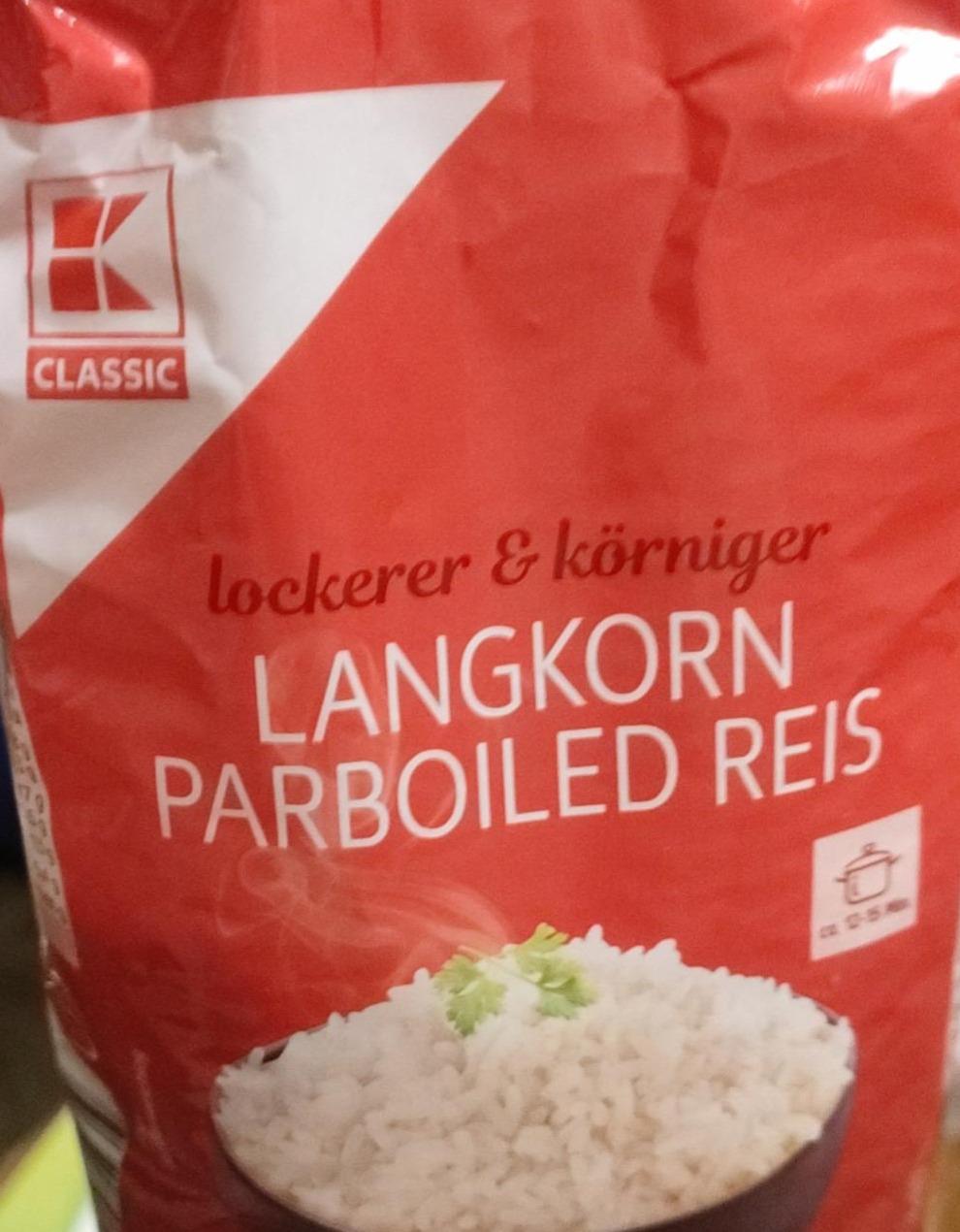 Фото - Langkorn Parboiled Reis K-Classic