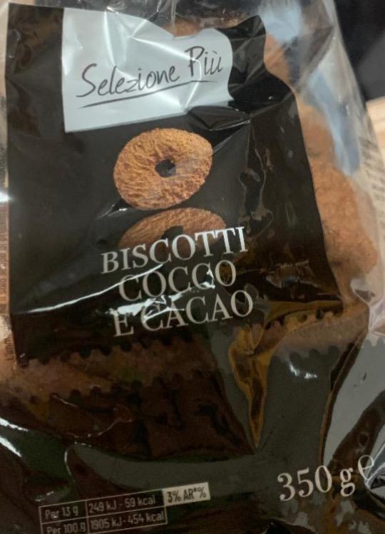 Фото - Biscotti cocco e cacao Selezione Più