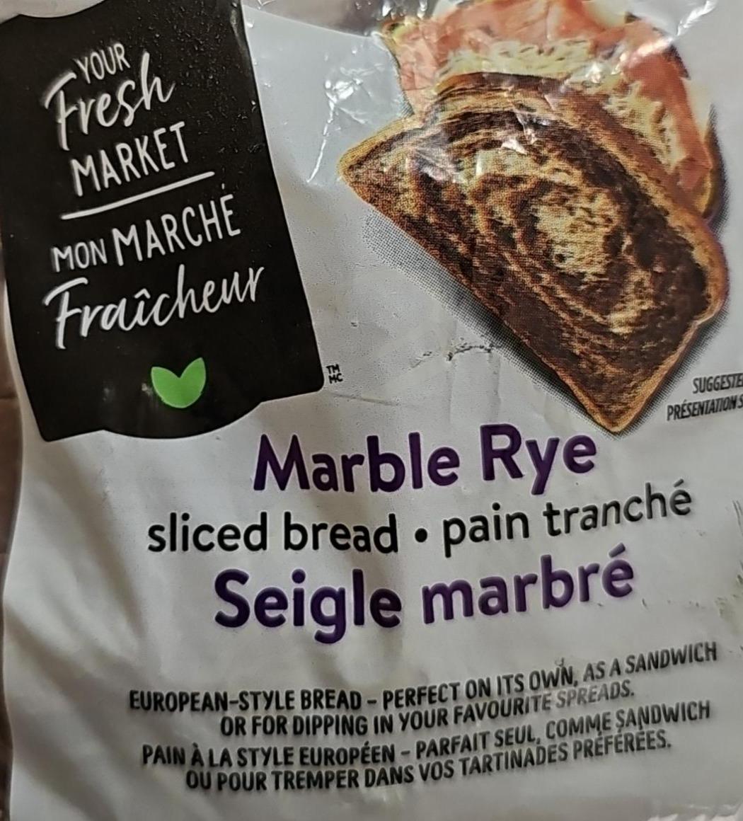 Фото - Marble Rye Sliced Bread Your Fresh Market