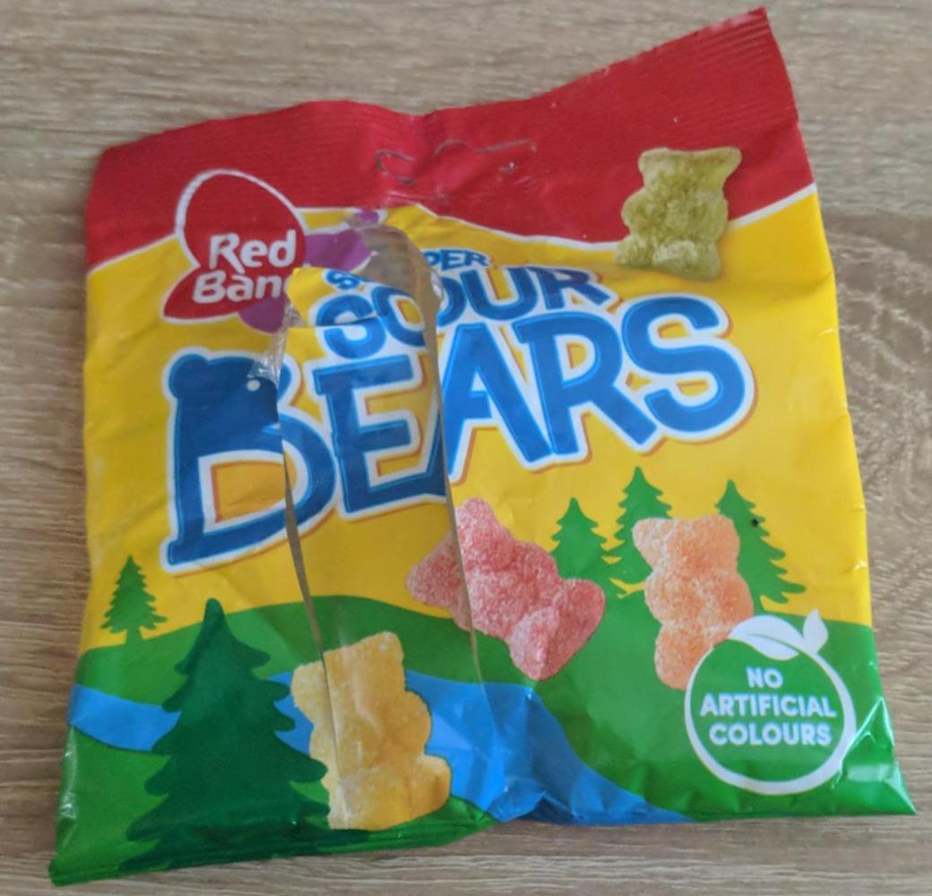 Фото - Цукерки з кислим фруктовим смаком Super Sour Bears Red Band