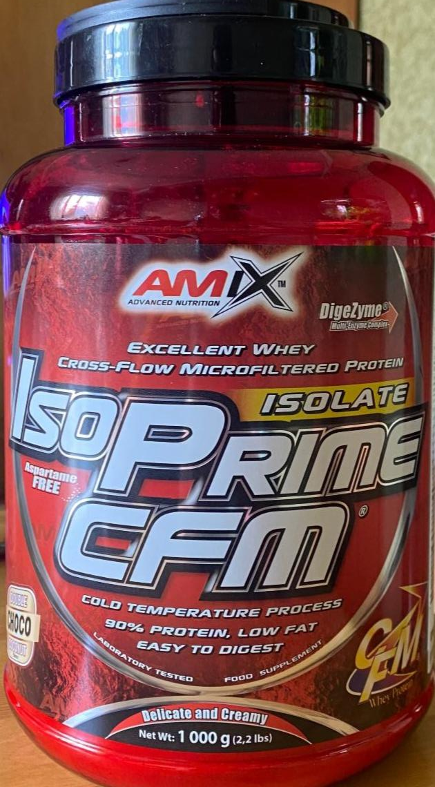 Фото - IsoPrime CFM Isolate extra chocolate Amix advanced nutrition