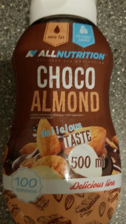 Фото - Соус солодкий Choco Almond Delicious Taste AllNutrition