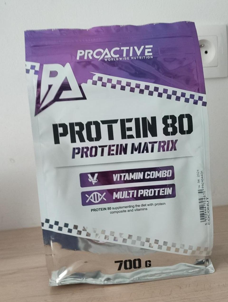 Фото - Протеїн Protein 80 Matrix Proactive Nutrition