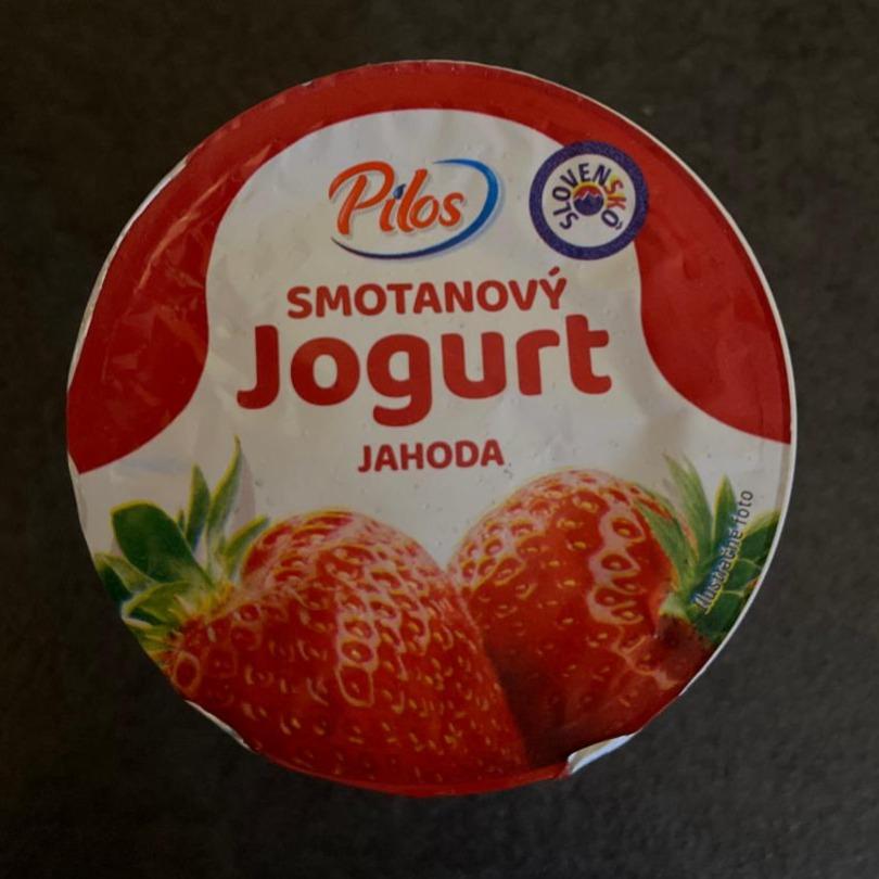 Фото - Jogurt smotanový Jahoda Pilos