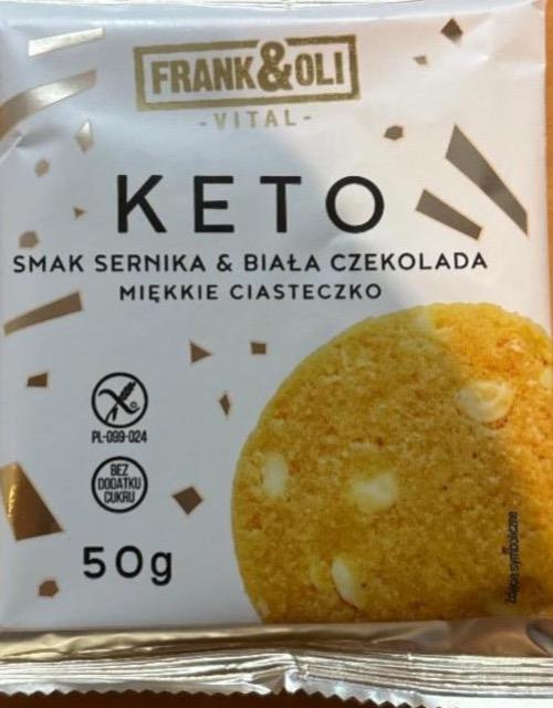 Фото - Keto sernik białą czekoladą miękkie ciasteczko Frank&Oli