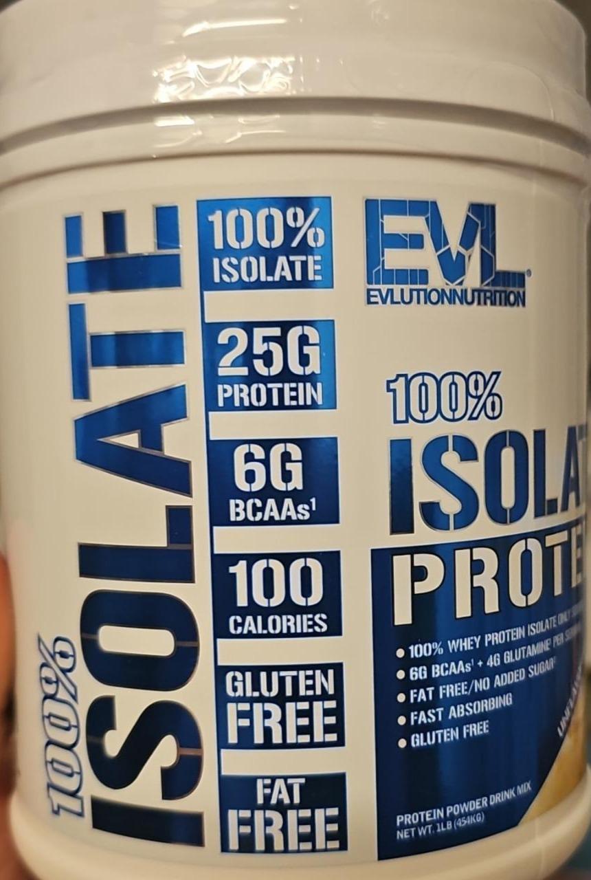 Фото - Протеїн 100% Isolate Protein EVL Evolution Nutrition