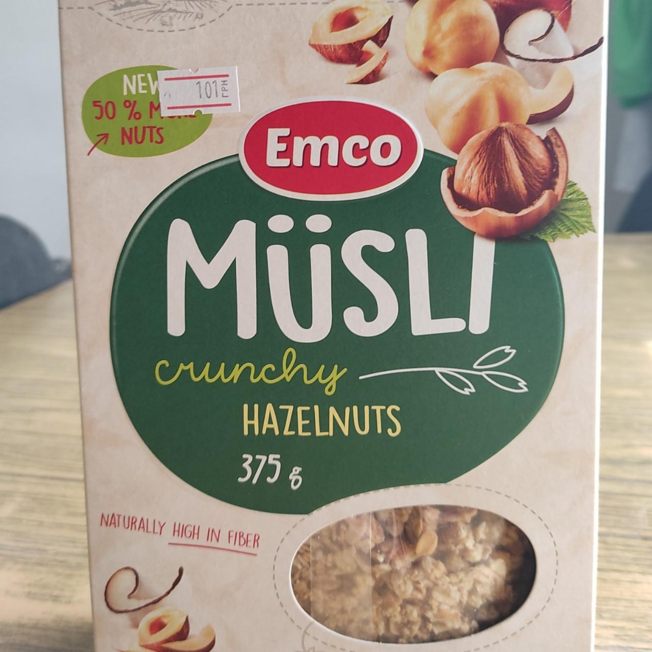 Фото - Musli crunchy hazelnuts Emco